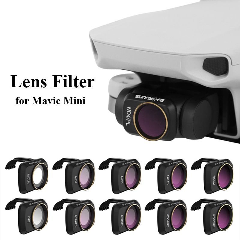 Drone Filter for DJI Mavic Mini 2 Filters UV ND CPL 4/8/16/32 NDPL Set